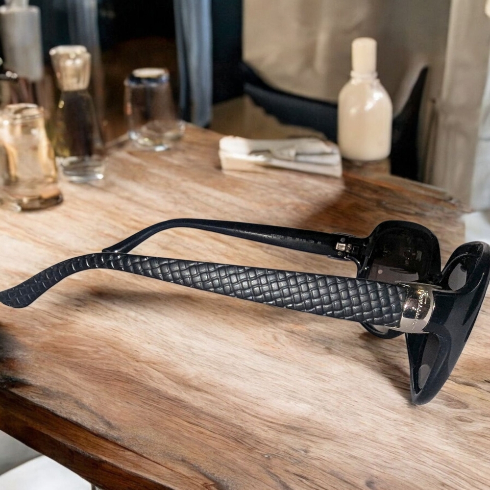 Salvatore Ferragamo Black Sunglasses - Picture 6 of 8
